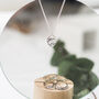 Locket Style Birth Flower Necklace, thumbnail 5 of 9
