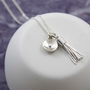 Personalised Sterling Silver Tassel Necklace, thumbnail 2 of 6