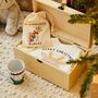 Personalised Christmas Eve Delivery Wooden Christmas Eve Box Fsc®, thumbnail 2 of 4