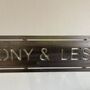 Metal Sign Personalised Names, Couples, Parent, Child, thumbnail 6 of 10