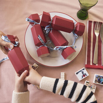 Personalised Lego® Brick Photo Block Christmas Cracker Kit, 2 of 2