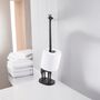 Stainless Steel Giraffe Kitchen Towel And Toilet Roll Stand, thumbnail 5 of 5