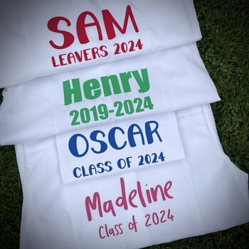 School Leavers Class Of 2024 Iron On Vinyl Shirt Decal, 3 of 3