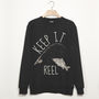 Keep It Reel Men’s Fishing Sweatshirt, thumbnail 2 of 3