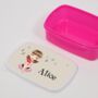 Personalised Music Girl Lunch Box Custom Design, thumbnail 3 of 10