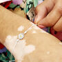 Silver Daisy Adjustable Corded Bracelet, thumbnail 1 of 5