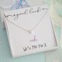 Sterling Silver Sliding Initial Necklace, thumbnail 8 of 12