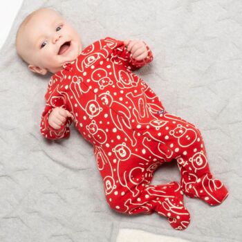 Baby's First Christmas Card, Outfit And Teether Gift Set, 5 of 8