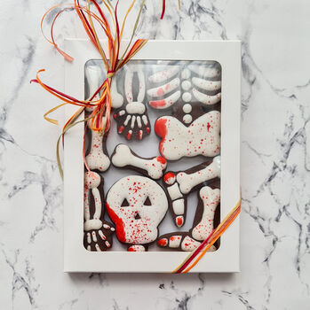 Halloween Iced Biscuit Gift, Skeleton Puzzle, 7 of 8