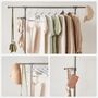 Clothes Rack Garment Clothes Rail With Extendable Bar, thumbnail 7 of 10