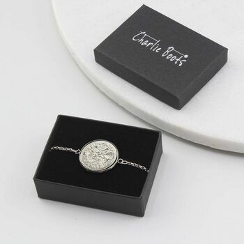 Any Date Personalised Sixpence Coin Bracelet, 12 of 12