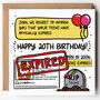 20th Birthday Card Teens Expired For Daughter/Sister/Girls/Her, thumbnail 1 of 3