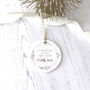First Christmas Personalised Xmas Bauble, thumbnail 3 of 3