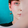 Statement Drop Earrings | Single Maxi Labyrinth Dome, thumbnail 1 of 3