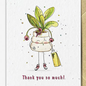 Thank You So Much Seed Embedded Card, 2 of 3