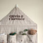 Personalised Beige Gingham Advent Calendar Embroidered, thumbnail 11 of 12