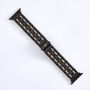 Handmade Wood Apple Watch Band Unisex, Black, thumbnail 4 of 5