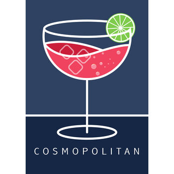 Cosmopolitan Cocktail Drink Art, 4 of 4