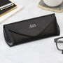 Recycled Personalised Luxury Leather Glasses Case, thumbnail 1 of 3