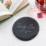 Personalised Slate Coaster 50th Birthday Gift For Mum Her, thumbnail 5 of 9