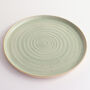 Mint Green Ceramic Dinner Plate Stone, thumbnail 2 of 6