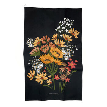 Vintage Bouquet Print Tea Towel, 2 of 4