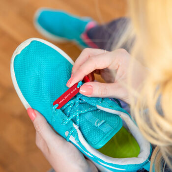 Personalised Running Acrylic Shoe Tags, 3 of 7