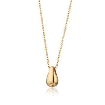Teardrop Necklace Silver Plated Or Gold Plated, 5 of 7