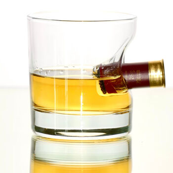 Personalised Shotgun Whisky Glass, 2 of 9