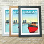 Chatham Maritime Marina, Kent Print, thumbnail 2 of 5