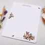 A4 Personalised Letter Writing Paper Woodland Deer, thumbnail 3 of 5