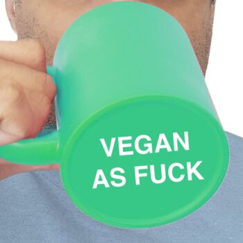 Colourful Neon Mug With Secret Vegan Message, 5 of 12