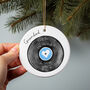 Vinyl Record Ceramic Ornament For Dad, Daddy Or Grandad, thumbnail 1 of 3