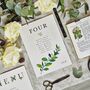 Greenery Botanical Wedding Stationery Recycled, thumbnail 6 of 9