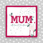 Mum Christmas Card With Love At Christmas, thumbnail 1 of 3