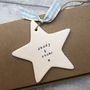 'Daddy And' Child's Name Father's Day Keepsake Star, thumbnail 1 of 5
