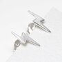 Sterling Silver Strike Studs, thumbnail 4 of 8