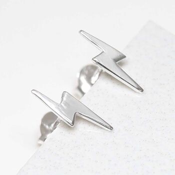 Sterling Silver Strike Studs, 4 of 8