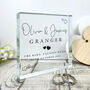 Personalised Wedding Script Text Crystal Token, thumbnail 1 of 5