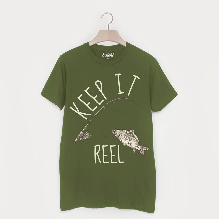 Keep It Reel Men’s Fishing T Shirt, 1 of 2