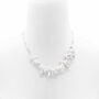 Longstone Gem Necklace White Jasper, thumbnail 1 of 5