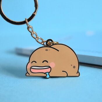 Sleeping Potato Keychain, 3 of 5