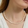 Alderley White Pearl And Sterling Silver Necklace, thumbnail 1 of 2