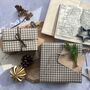 Gingham Paper Fibre Wrapping Paper, thumbnail 1 of 12