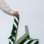 Christmas Green Gingham Luxury Wrapping Paper, thumbnail 5 of 6