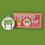 I'd Be Lost Without You Mini Matchbox Cross Stitch Kit, thumbnail 1 of 3