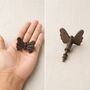Classic Butterfly Brass Cabinet Knob, thumbnail 7 of 9