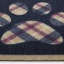 Hug Rug Outdoor Tartan Paw Door Mat 50 X75cm, thumbnail 3 of 3