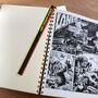 'Eagle 1991' Upcycled Notebook, thumbnail 2 of 6