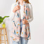 Floating Petal Print Scarf, thumbnail 1 of 6